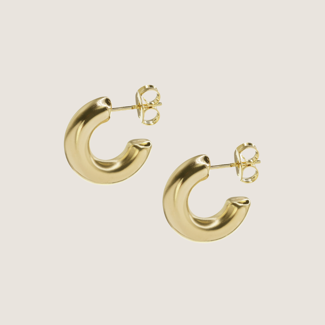 Aros Cleo Enchapadas en Oro