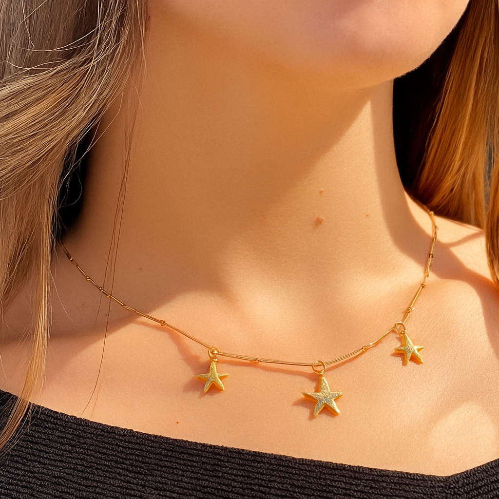 Collar Ariel Enchapado en Oro