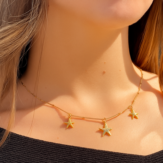 Collar Ariel Enchapado en Oro